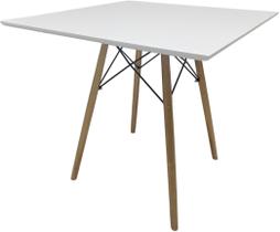 Mesa Quadrada 90cm Branco Eiffel Charles Eames