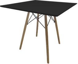 Mesa Quadrada 90cm Preto Eiffel Charles Eames