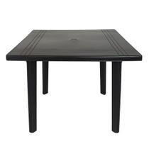 Mesa Quadrada Área De Lazer Desmontável Preta 25390 Arqplast Mesa Quadrada Área De Lazer Desmontável Preta 25390 Arqplast