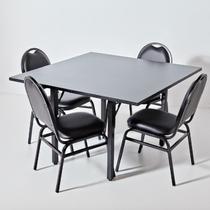 Mesa quadrada Basculante Martiflex Jobt1 com Pés em Aço Tubular e Tampo em Mdp Bp de 25cm 120 x 75cm