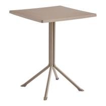 Mesa Quadrada Bossa Rivatti 75 cm (Altura) Tampo em Polipropileno Fendi e Base em Aço Fendi Mesa Quadrada Bossa Rivatti 75 cm (Altura) Tampo em Polipropileno Fendi e Base em Aço Fendi