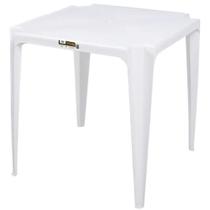 Mesa Quadrada de Plástico Suporta até 30kg Mor