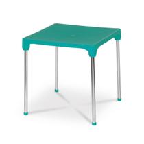 Mesa Quadrada Desmontável 70x70x72 Cm Niquelart Pracasa Cozinha Área De Churrasco camping Mesa Quadrada Desmontável 70x70x72 Cm Niquelart Pracasa Cozinha Área De Churrasco camping