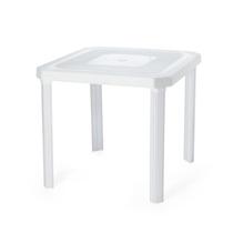 Mesa Quadrada Desmontável 80Cm Bar Praia Jardim Cozinha Br