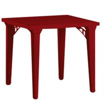Mesa Quadrada Desmontável Plástica 80x80x74cm Cedro Multiuso Reforçada Área Lazer Pés Desmontáveis Parafusados Mesa Quadrada Desmontável Plástica 80x80x74cm Cedro Multiuso Reforçada Área Lazer Pés Desmontáveis Parafusados