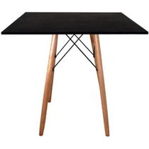 Mesa quadrada eiffel em mdf pes em madeira