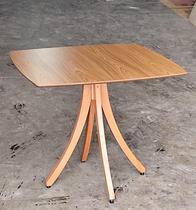 Mesa Quadrada Especial Eco de Madeira na cor Freijó 80cm Ideal para Jantar, Varanda e Área Gourmet