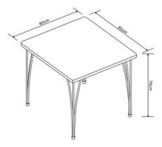 Mesa Quadrada JHC: Prática e Elegante