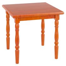 Mesa Quadrada Pes Torneados 80x80 cm 105LB Marjori Mesa Quadrada Pes Torneados 80x80 cm 105LB Marjori