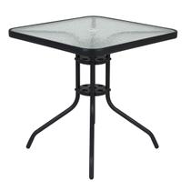 Mesa Quadrada Petrópolis Preta 70X70cm 86307 BelFix Mesa Quadrada Petrópolis Preta 70X70cm 86307 BelFix