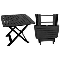 Mesa Quadrada Preta Dobrável Multiuso p/ Casa Apartamento Área Gourmet Churrasqueira Varanda Jardim Padaria Sorveteria Lanchonete Bar Comércio Mesa Quadrada Preta Dobrável Multiuso p/ Casa Apartamento Área Gourmet Churrasqueira Varanda Jardim Padaria Sorveteria Lanchonete Bar Comércio