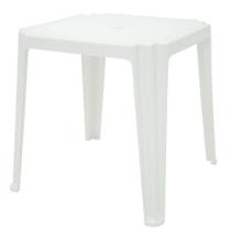 Mesa Quadrada Tramontina Riviera Basic Em Polipropileno Branco Tramontina