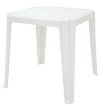 Mesa Quadrada Tramontina Riviera Basic em Polipropileno Branco