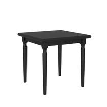 Mesa Quadrada Údine em Madeira Ébano 80x80x76cm 135EB Piratini