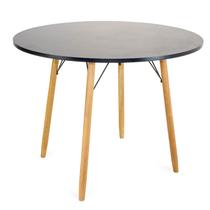 Mesa Redonda 100cm Branca Redonda Pés De Palito Eames Eiffel