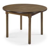 Mesa Redonda 4 Lugares em Madeira Maciça Mv Outlet