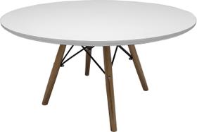 Mesa Redonda 70cm Eiffel preta Charles Eames Infantil - JTHOME