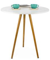 Mesa Redonda 70cm Tripé Eiffel Cozinha Madeira MDF 15 MM
