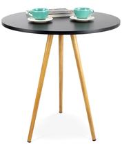 Mesa Redonda 70cm Tripé Eiffel Cozinha Madeira MDF 15 MM