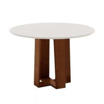 Mesa Redonda Athenas Cedro/Off White