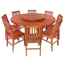 Mesa Redonda com Prato Giratório de Demolição (Apenas a Mesa)