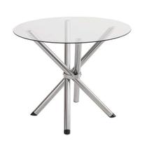 Mesa Redonda com Tampo de Vidro 4800 Mesa Redonda com Tampo de Vidro 4800