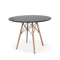 Mesa Redonda Eames Eiffel Wood 120cm - Preta Mesa Redonda Eames Eiffel Wood 120cm - Preta