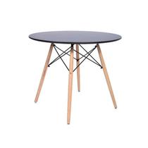Mesa Redonda Eames Madeira 100 cm Mesa Redonda Eames Madeira 100 cm