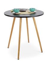 Mesa Redonda Eiffel Com 70cm De Mdf Resistente