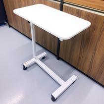 Mesa Refeição Hospitalar MDF Leito Ajustável Rodinha Mesa Refeição Hospitalar MDF Leito Ajustável Rodinha