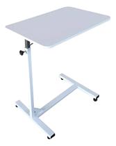 Mesa Refeição Hospitalar MDF Leito Ajustável Rodinha Mesa Refeição Hospitalar MDF Leito Ajustável Rodinha