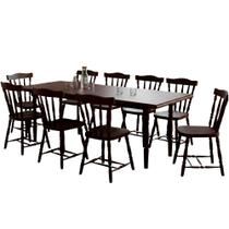 Mesa Retangular 250X90 10 Cadeiras Madeira Macica Pes Torneados Marjori Mesa Retangular 250X90 10 Cadeiras Madeira Macica Pes Torneados Marjori