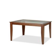 Mesa Retangular 4 Lugares com Tampo de Vidro Canadá