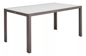 Mesa Retangular Alumínio Para Jardim - 74x90x160cm 6 Lugares Mesa Retangular Alumínio Para Jardim - 74x90x160cm 6 Lugares