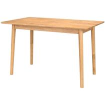 Mesa Retangular De Madeira 120Cm Resistente Luxo 4 Lugares