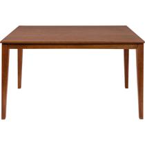 Mesa Retangular em Madeira London em Amêndoa 6 Lugares 120 cm Tramontina