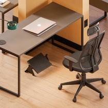 Mesa Retangular Iron com Pés em Aço Tubular e Tampo em Mdp Bp de 25cm