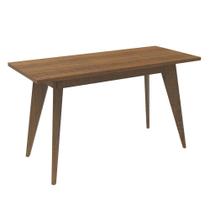 Mesa Retangular para Escritório com Tampo de Madeira Madesa