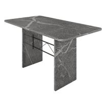 Mesa Retangular Tampo 140x75cm Base Granito Topázio