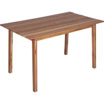 Mesa Retangular Tramontina Verona Madeira Teca FSC Acabamento Verniz Transparente 130 cm Mesa Retangular Tramontina Verona Madeira Teca FSC Acabamento Verniz Transparente 130 cm
