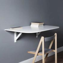 Mesa Retrátil 90x40cm Branca Compacta, Funcional e Ideal para Espaços Reduzidos Mesa Retrátil 90x40cm Branca Compacta, Funcional e Ideal para Espaços Reduzidos