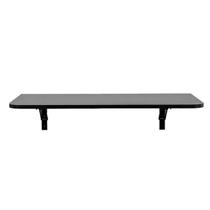 Mesa Retrátil Parede Cozinha Suspensa Dobrável Preta 80X41 Mesa Retrátil Parede Cozinha Suspensa Dobrável Preta 80X41