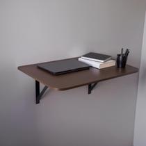 Mesa Retrátil Pequena 60x30 Dobrável Madeira Ideal para Ambientes Pequenos