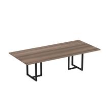 Mesa Reunião 2600x1200mm MR2600P25TUB Marrom/Walnut/Preto Mesa Reunião 2600x1200mm MR2600P25TUB Marrom/Walnut/Preto