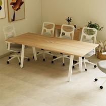 Mesa Reunião 8 Lugares 230cm Central Tomada Escritório Industrial Executive Mesa Reunião 8 Lugares 230cm Central Tomada Escritório Industrial Executive