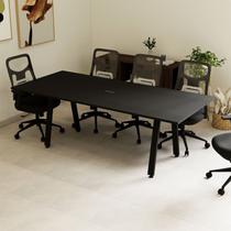 Mesa Reunião 8 Lugares 230cm Central Tomada Escritório Industrial Executive Mesa Reunião 8 Lugares 230cm Central Tomada Escritório Industrial Executive