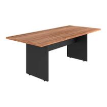 Mesa reuniao retangular 200lx090px073a yaris gebbwork calvi/preto Mesa reuniao retangular 200lx090px073a yaris gebbwork calvi/preto
