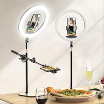 Mesa Ring Light UbeeSize 12 com suporte e suporte para telefone