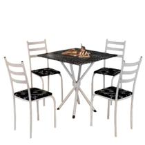 Mesa Rio C/4 Cadeiras 75x75 - Moveis Teixeira