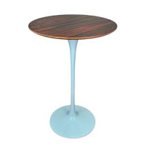 Mesa Saarinen Bistrô Pau Ferro 70cm - Base Branca Mesa Saarinen Bistrô Pau Ferro 70cm - Base Branca